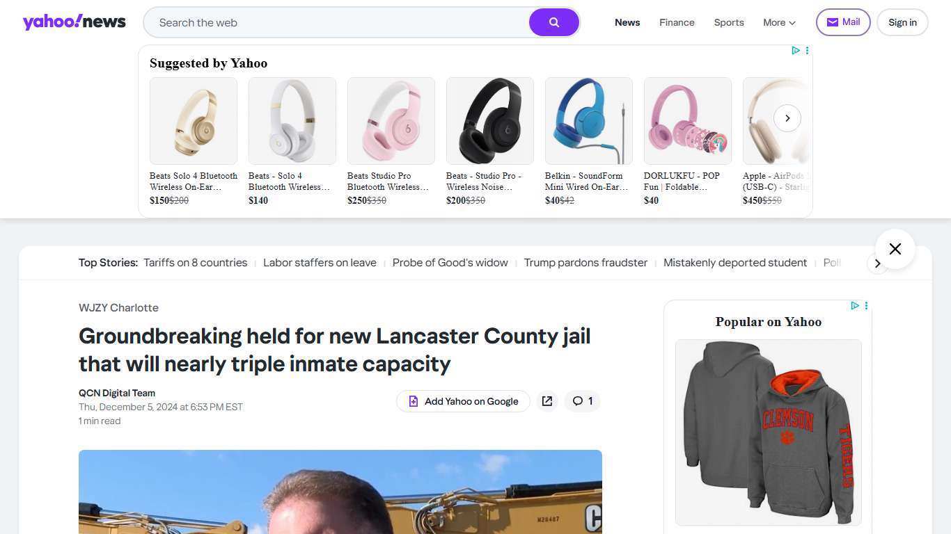 Groundbreaking held for new Lancaster County jail that will nearly triple inmate capacity